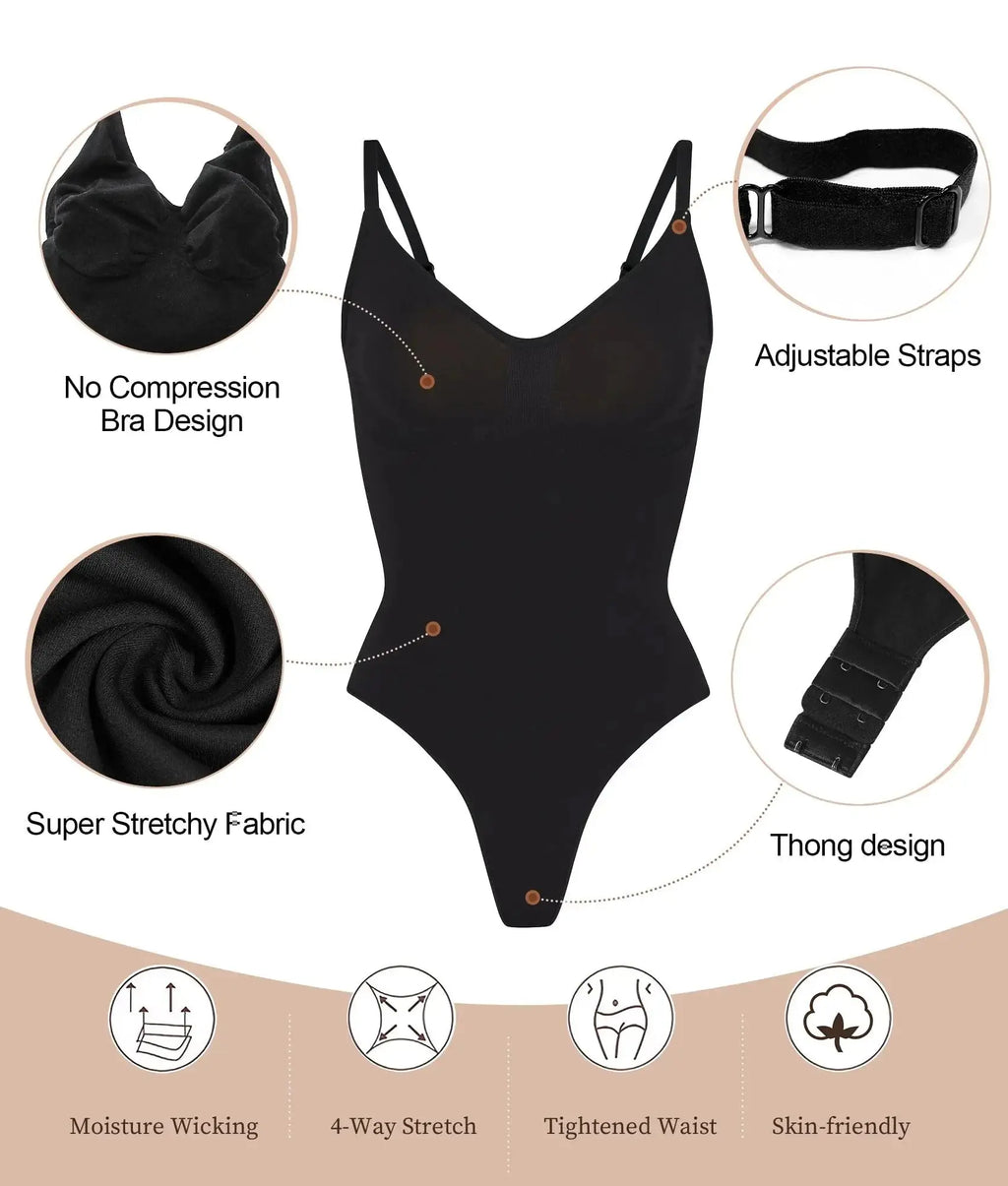 Bodysuit Sculptant Snatched - Redéfinissez Votre Silhouette